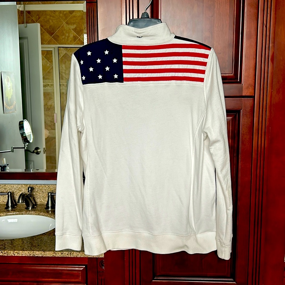 American flag Vineyard Vines sweater